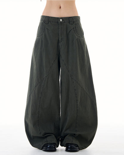 MADWITCH ASYMETRIC PANELED TROUSERS #CK6822