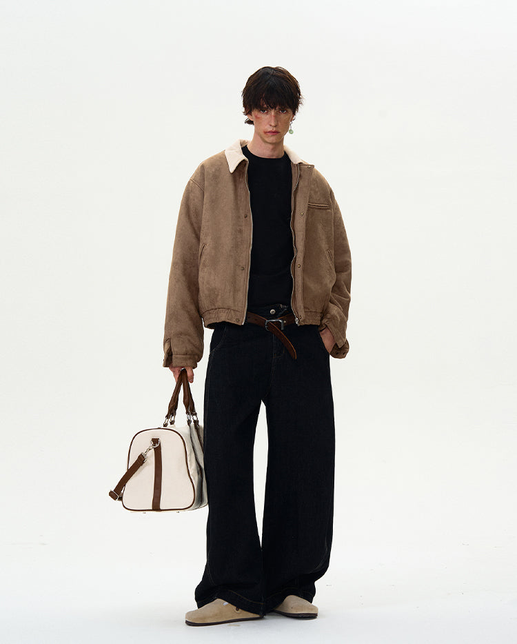 MADWITCH LEATHER PADDED COTTON JACKET #RW129