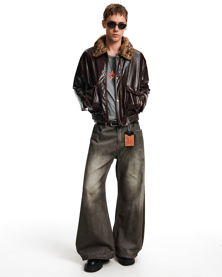 MADWITCH UTILITY FUR COAT #AK085