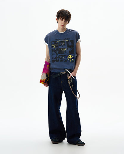 MADWITCH URBAN PRINTED TSHIRT #22640C25