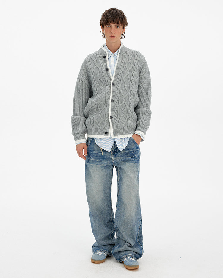 MADWITCH TWIST PREP CARDIGAN #M1051