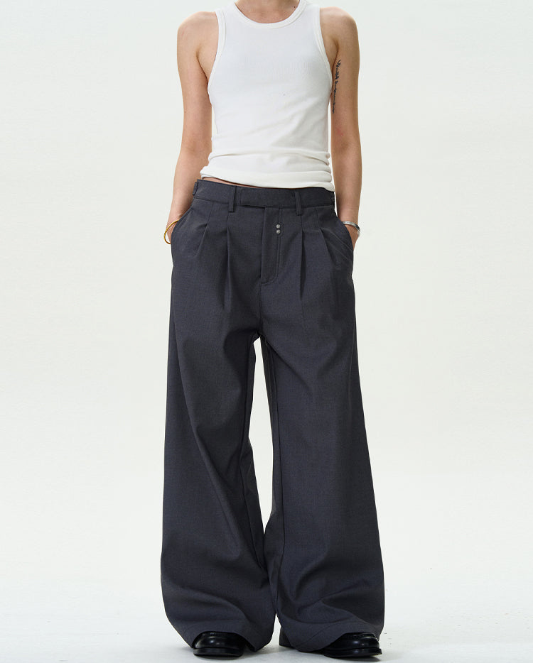 MADWITCH CASUAL STRAIGHT LEG TROUSERS #CK6619
