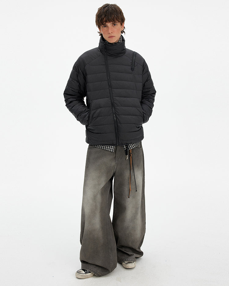 MADWITCH MINIMALIST ZIP PUFFER JACKET #BM313