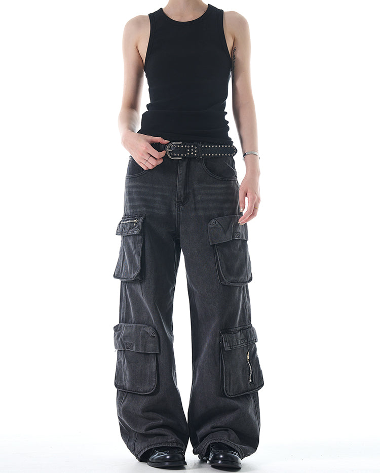 MADWITCH HIGH-STREET HEAVY-DUTY WORK PANTS #F9039