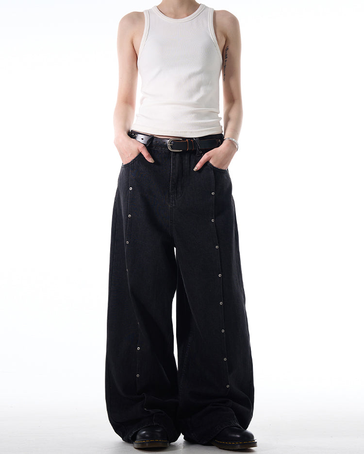 MADWITCH STUDDED HIGH-STREET JEANS #CK9516