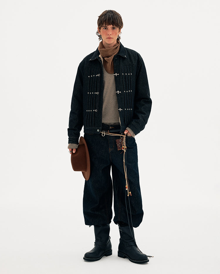 MADWITCH PLEAT CLASP DENIM #AW25160