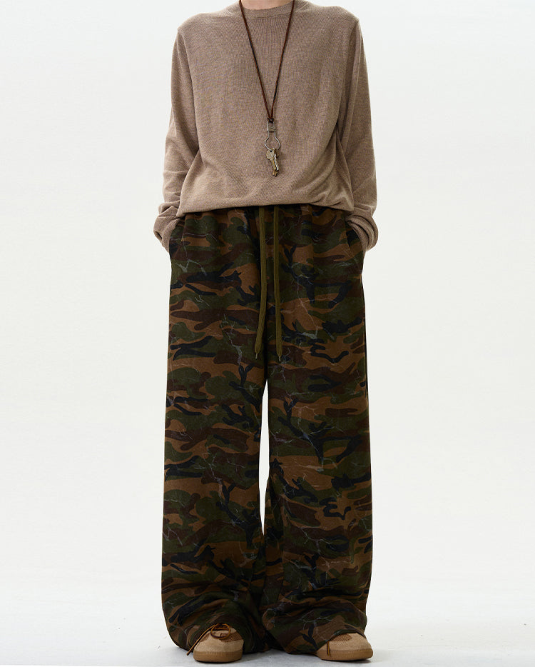 MADWITCH VINTAGE CAMO SWEATPANTS #L396