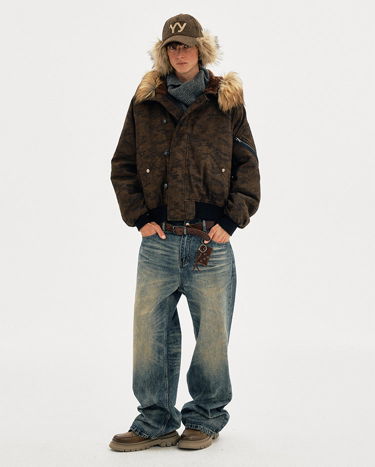 MADWITCH CAMO SHEAR PARKA #AW25123