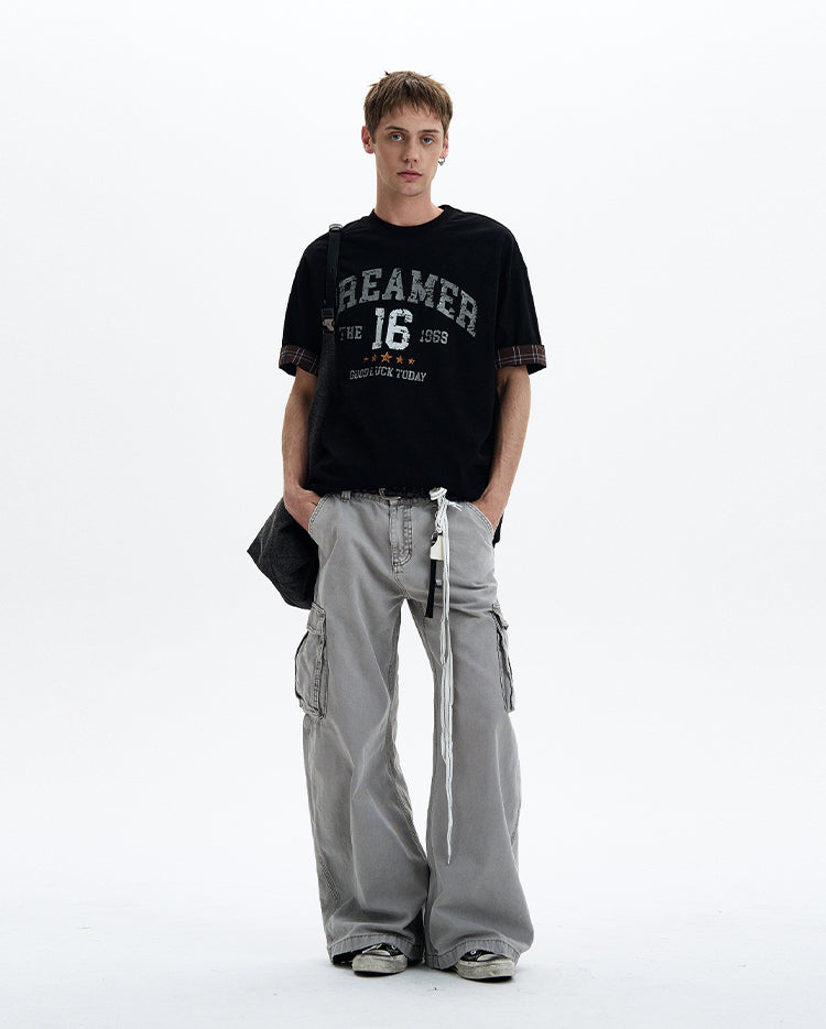 MADWITCH CONTRAST SLEEVE TEE #990511