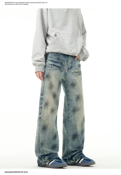 MADWITCH EMBROIDERED JEANS #K5255