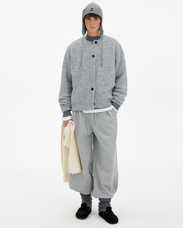 MADWITCH ATMOSPHERIC BUTTONED WOOL CARDIGAN #27399
