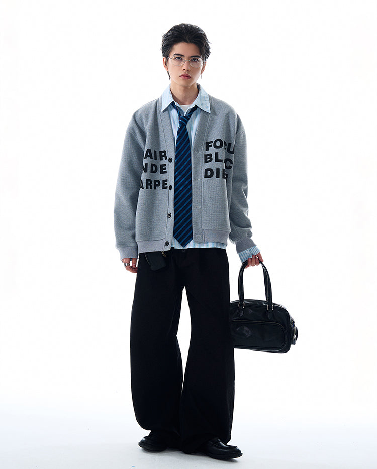 MADWITCH KNITTED CARDIGAN SWEATER OUTERWEAR #L500