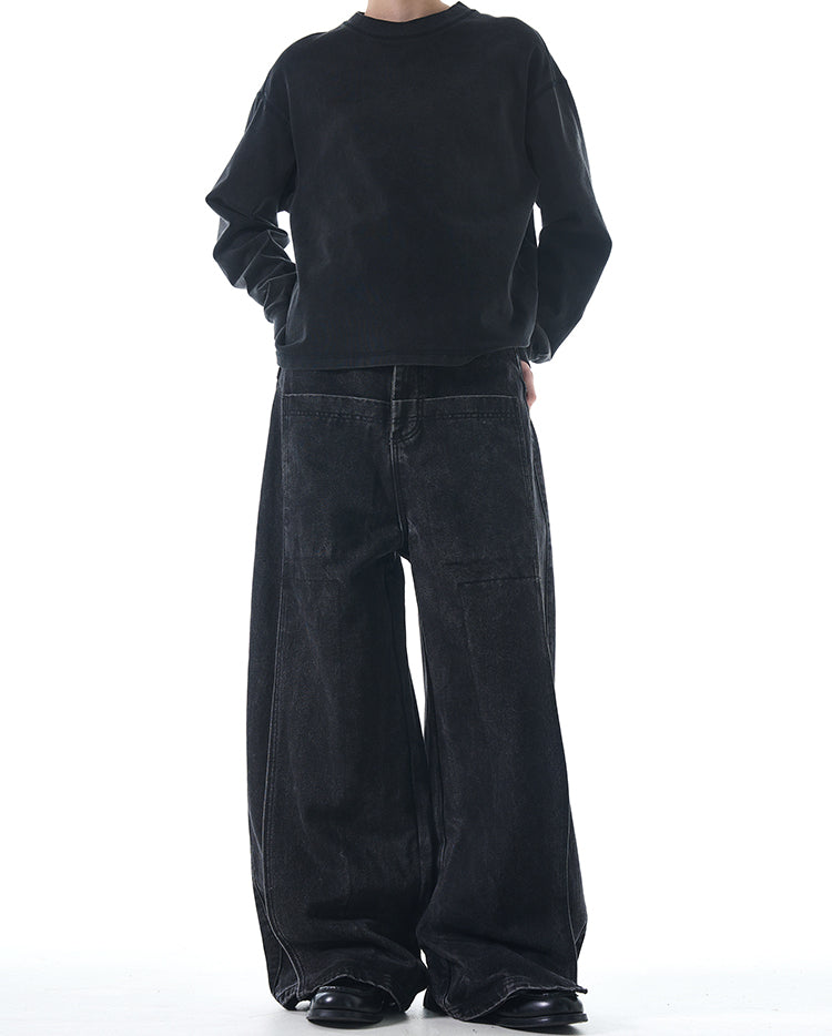 MADWITCH VINTAGE NICHE DENIM PANTS #G6633
