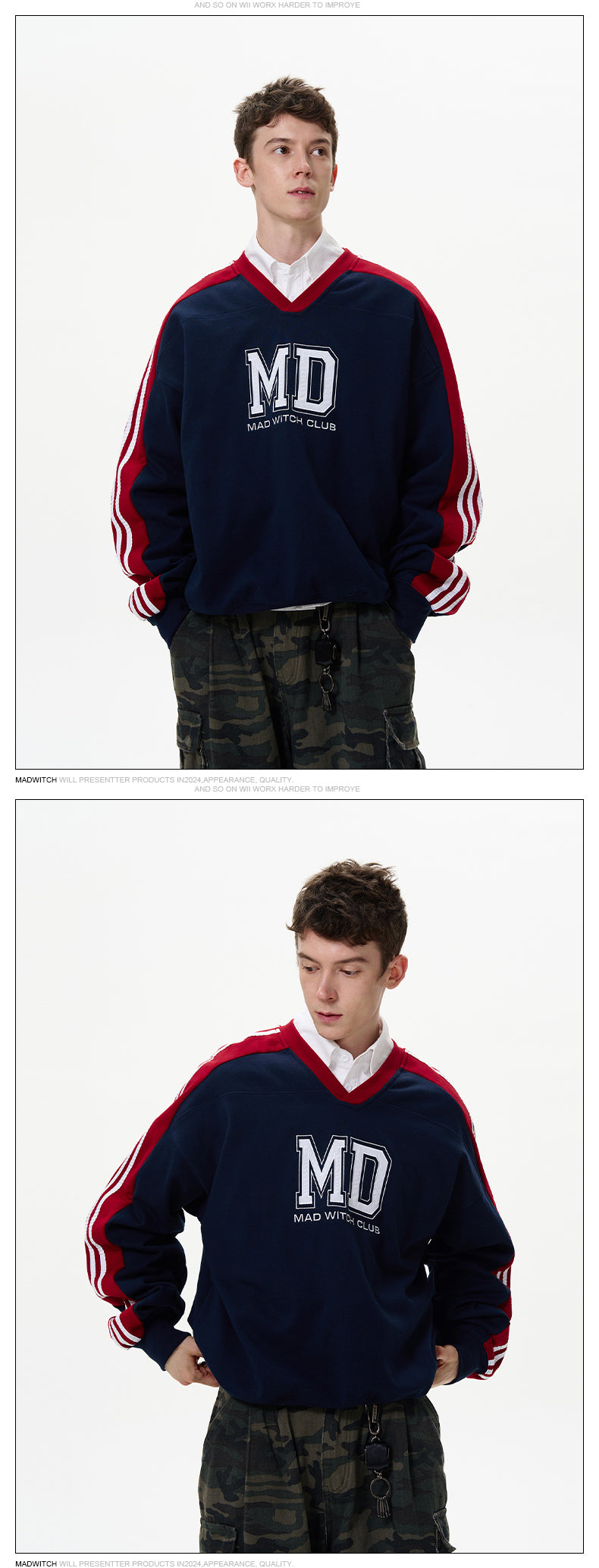 MADWITCH ORIGINAL SPORTY SWEATSHIRT #MD3610