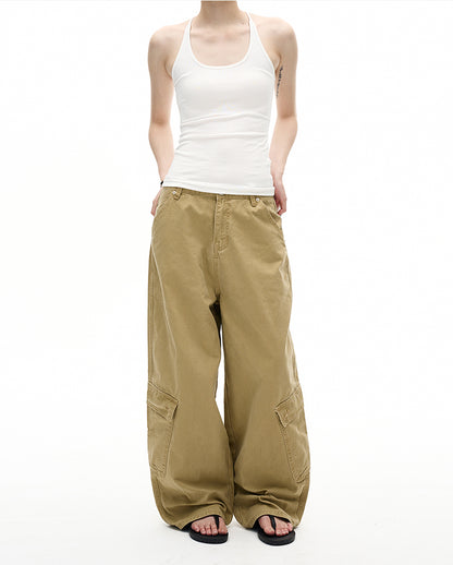 MADWITCH VINTAGE WASHED CARGO PANTS #4670