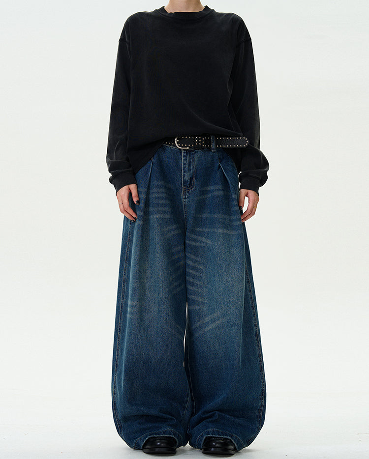 MADWITCH VINTAGE LOOSE-FIT JEANS #NB97