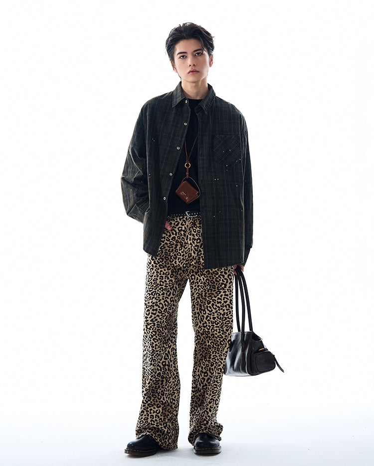 MADWITCH SPRING PLAID SHIRT #CS99