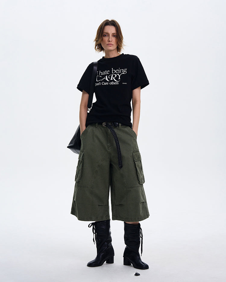 MADWITCH CREW NECK CASUAL SHORT-SLEEVE T-SHIRT #MD4125