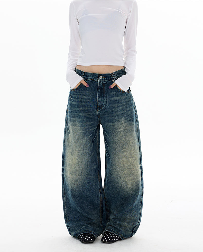 MADWITCH VINTAGE WASHED VIBE JEANS #CK9737