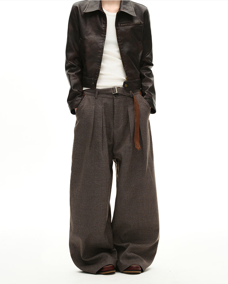 MADWITCH HOUND PLEAT TROUSERS #C933