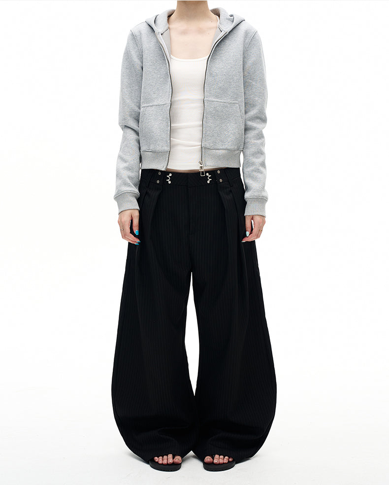 MADWITCH VINTAGE STRIPED WIDE PANTS #CK6857