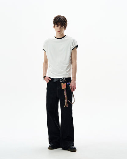 MADWITCH WING-SLEEVE STRUCTURED TEE #27342