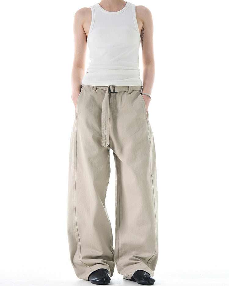MADWITCH STRAIGHT LEG LONG WAISTBAND WORK PANTS #G6636
