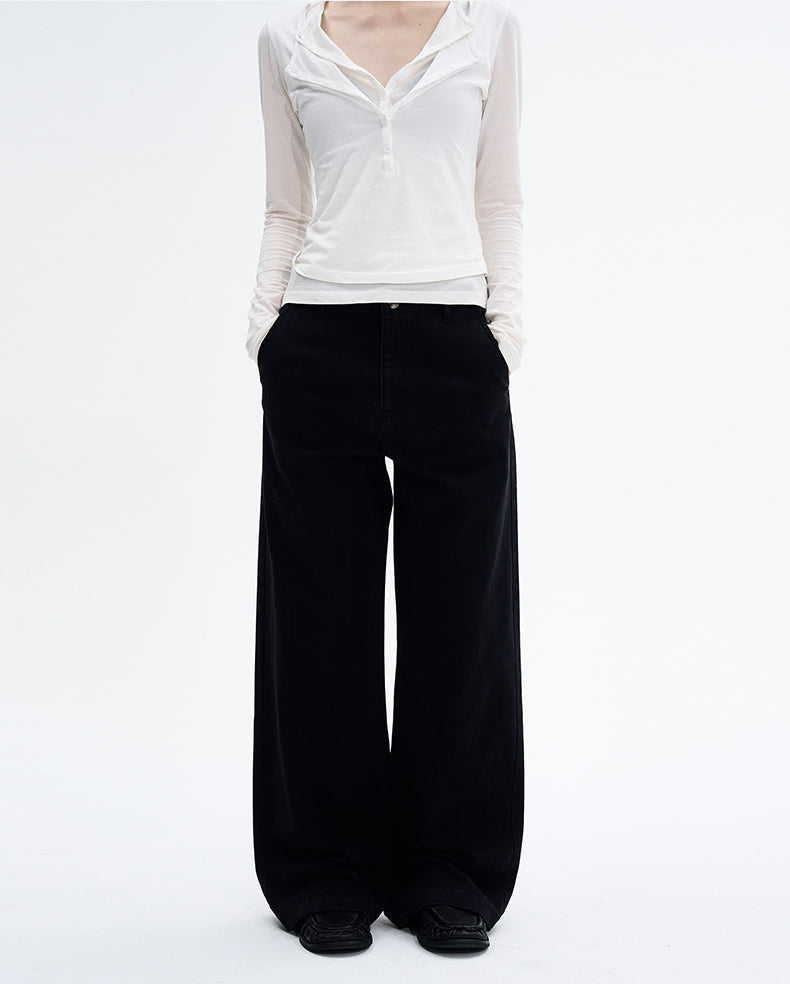 MADWITCH MINIMAL STRAIGHT PANTS #CK6902