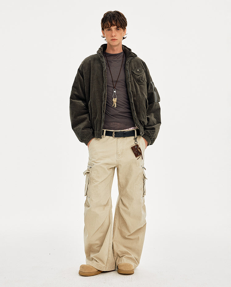 MADWITCH CORDUROY WORKWEAR QUILTED JACKET #25558