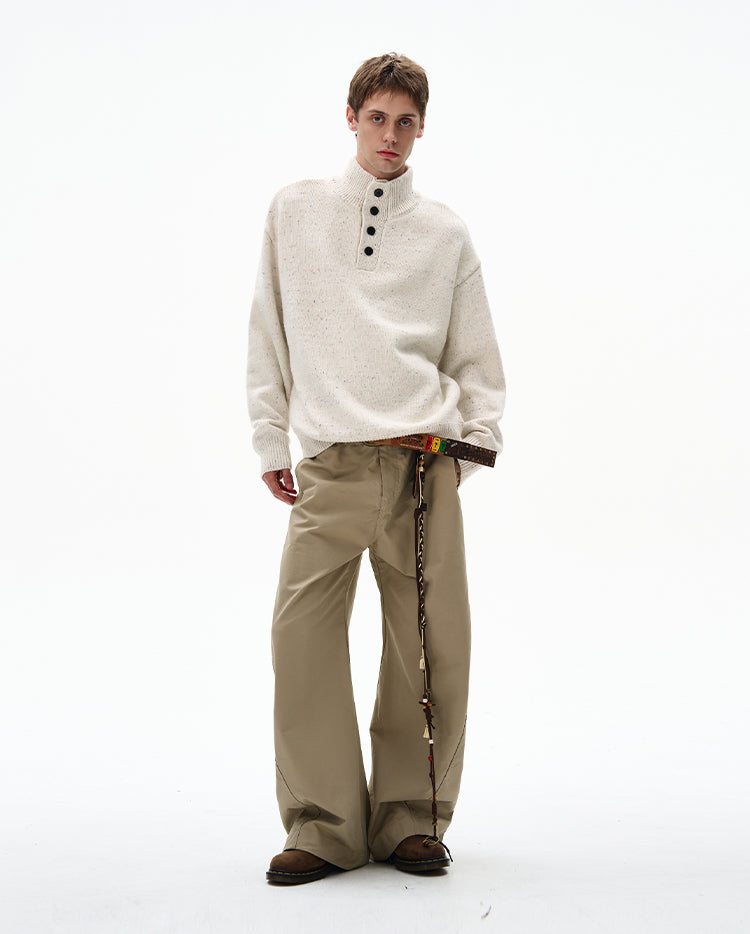 MADWITCH UNISEX TURTLENECK KNIT SWEATER #AB1093