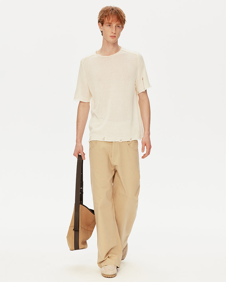 MADWIT BUTTON FRONT PANTS #WM2588