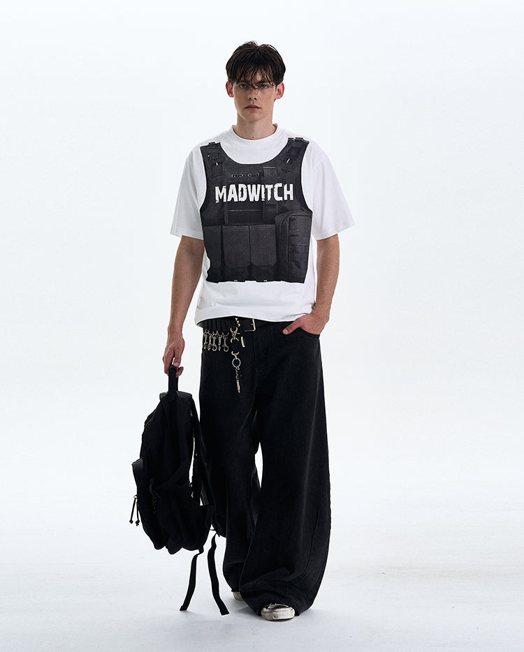 MADWITCH ORIGINAL TACTICAL VEST T-SHIRT #MD4190