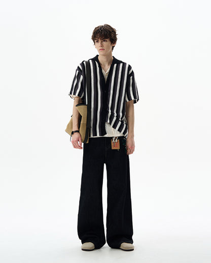 MADWITCH CROCHET KNIT TSHIRT #MFY222