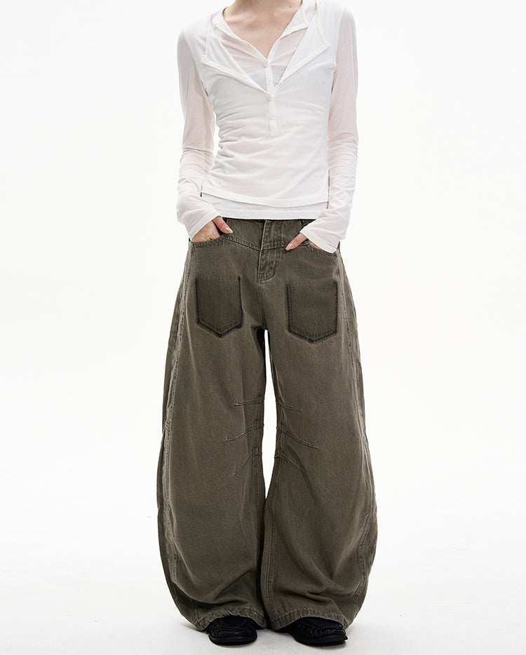 MADWITCH GRUNGE SLUNG JEANS #G6890