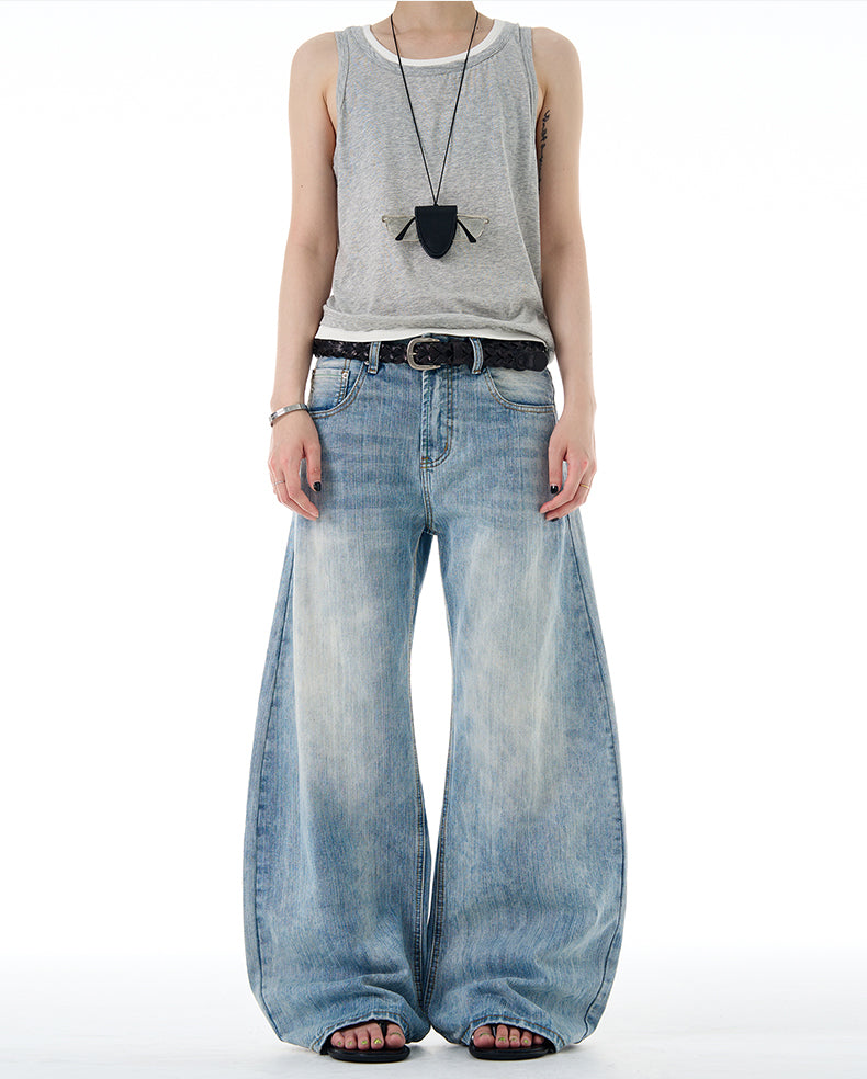 MADWITCH CLASSIC WIDE LEG DENIM #G6669-1