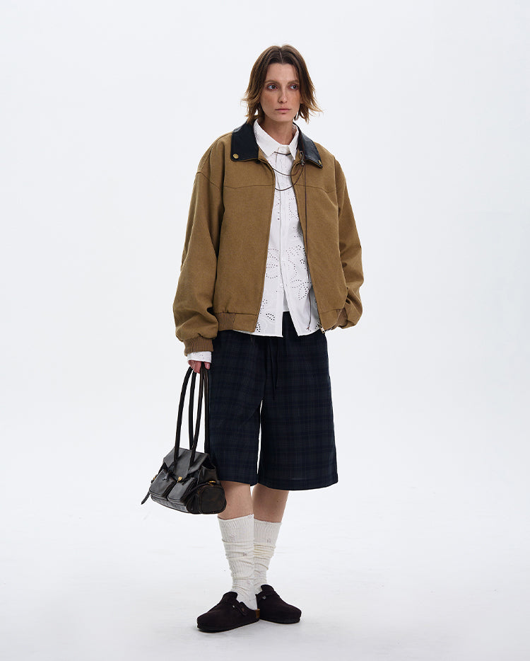 MADWITCH BARN STYLE COLOR-BLOCK JACKET #W218