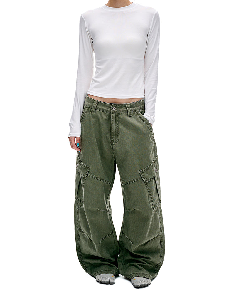 MADWITCH UTILITY BENT LEG PANTS #CK3557