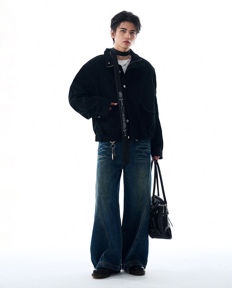 MADWITCH VINTAGE SHORT OLD JACKET #Z5255