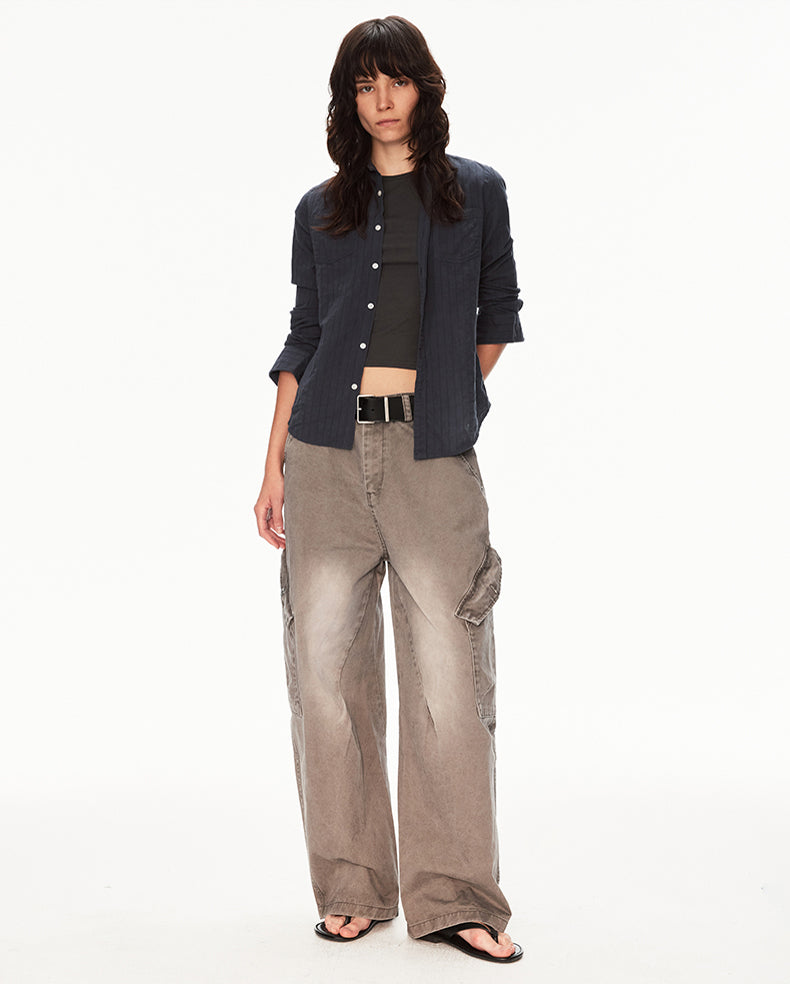 MADWIT VINTAGE WASHED UTILITY PANTS #CK6933