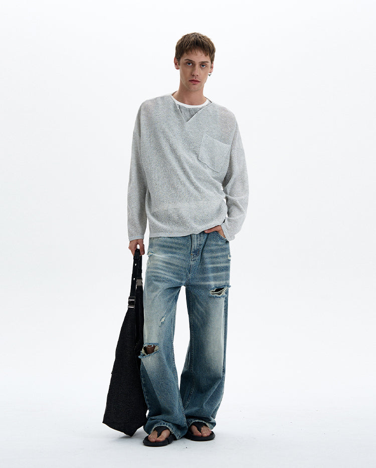 MADWITCH RELAXED VIBE KNIT SWEATER #68801
