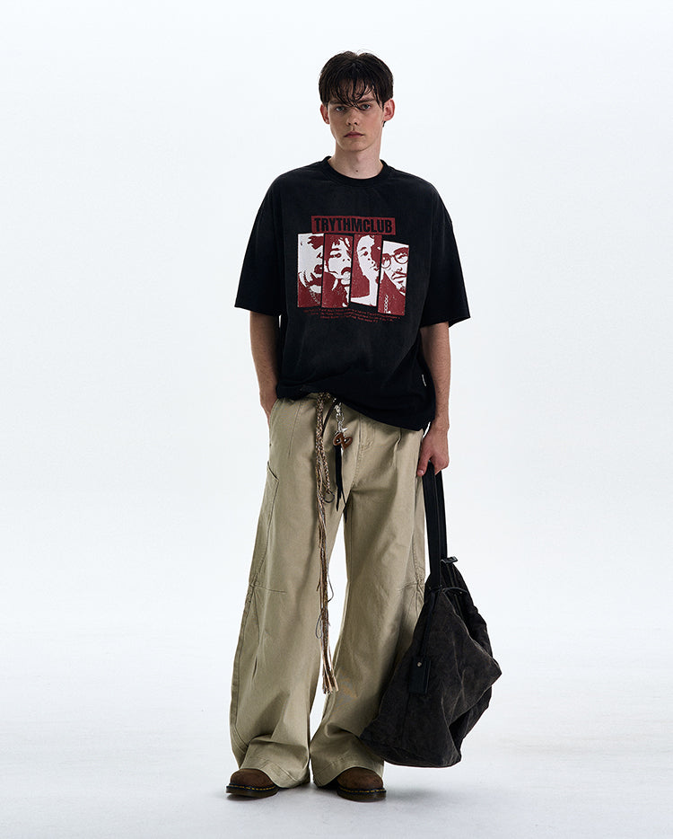 MADWITCH VINTAGE LOOSE FIT T-SHIRT #27304