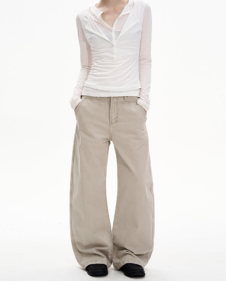 MADWITCH CLEAN SLUNG TROUSERS #CK3573