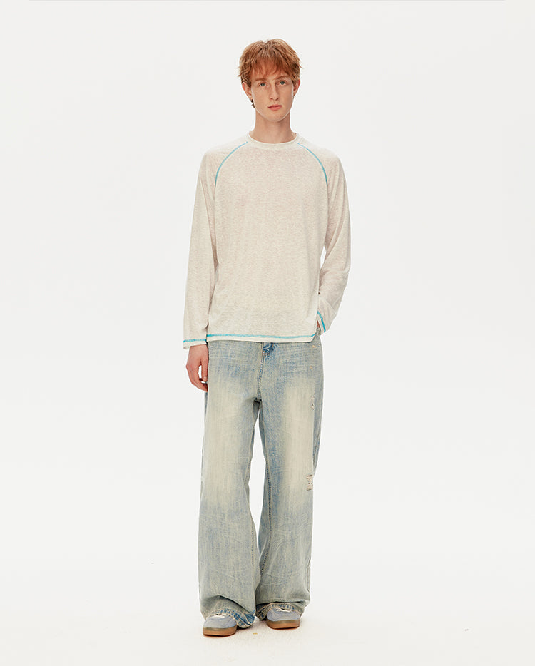 MADWITCH CREW NECK SUN TEE #AM2077