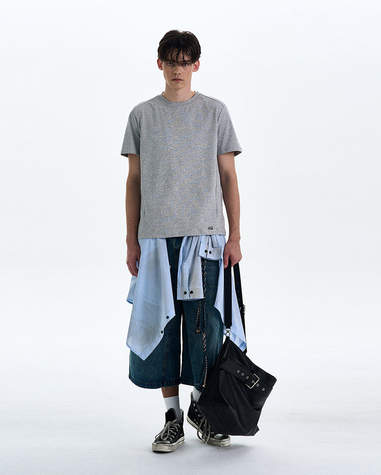 MADWITCH BOXY CREW NECK TEE #RT189