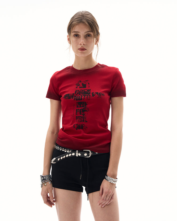 MADWITCH WAIST-DEFINING BABE TEE #22682C25