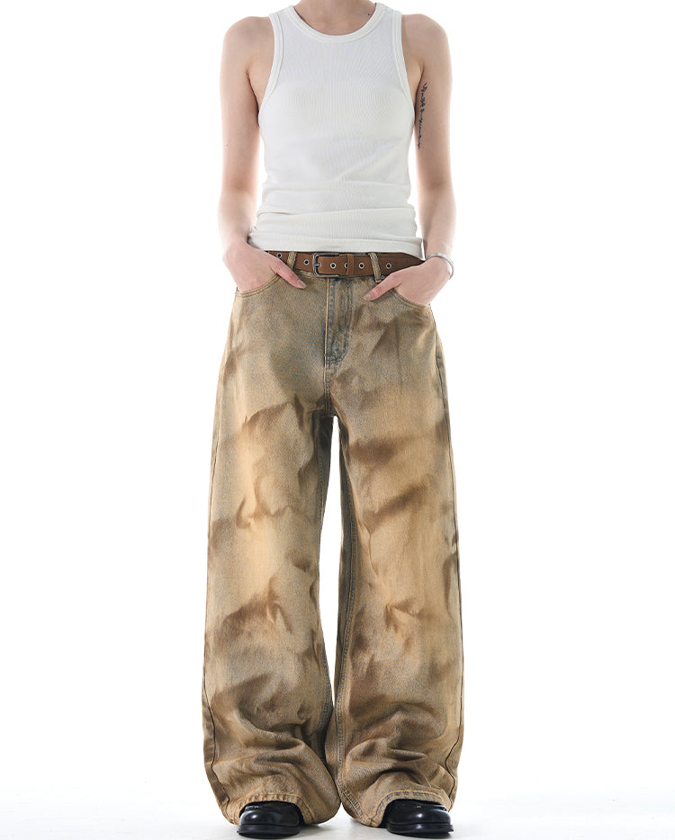 MADWITCH NICHE WASTELAND-STYLE JEANS #FX061
