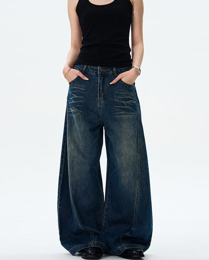 MADWITCH WIDE-LEG LOOSE JEANS #WHOA084