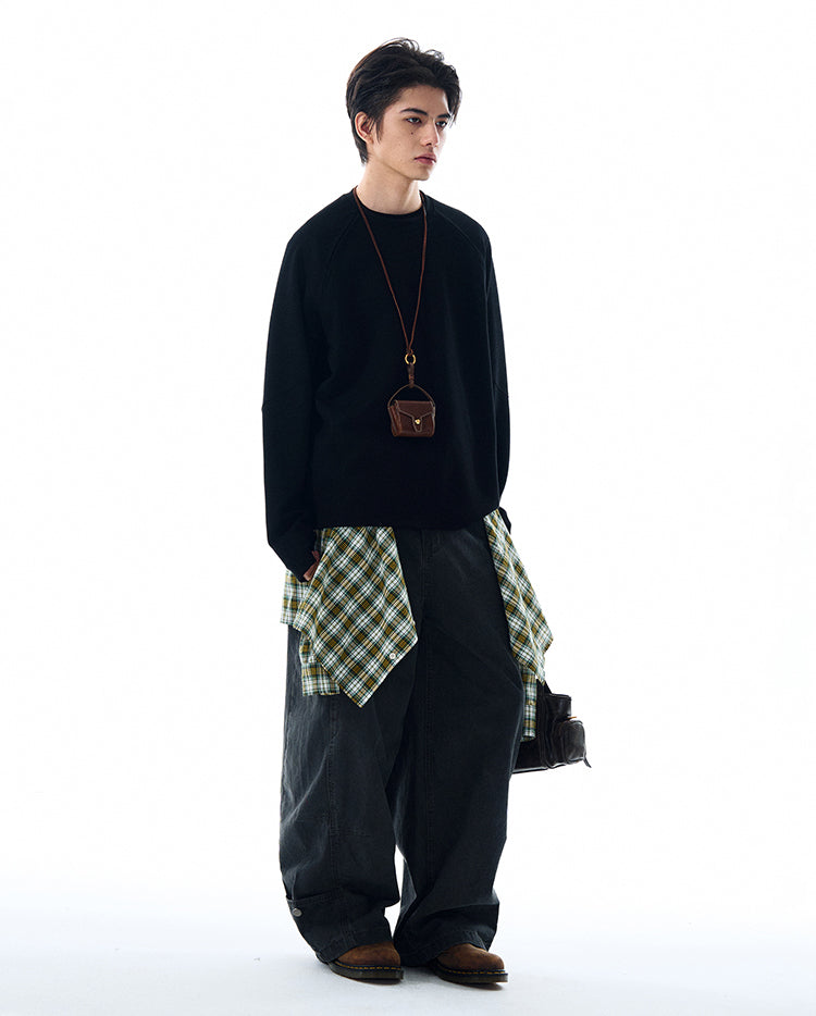 MADWITCH CASUAL LIGHTWEIGHT SWEATSHIRT #L310Q24