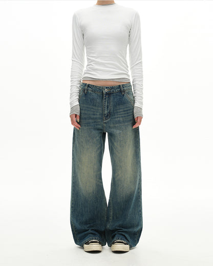 MADWITCH VINTAGE STRAIGHT DENIM #CK5525