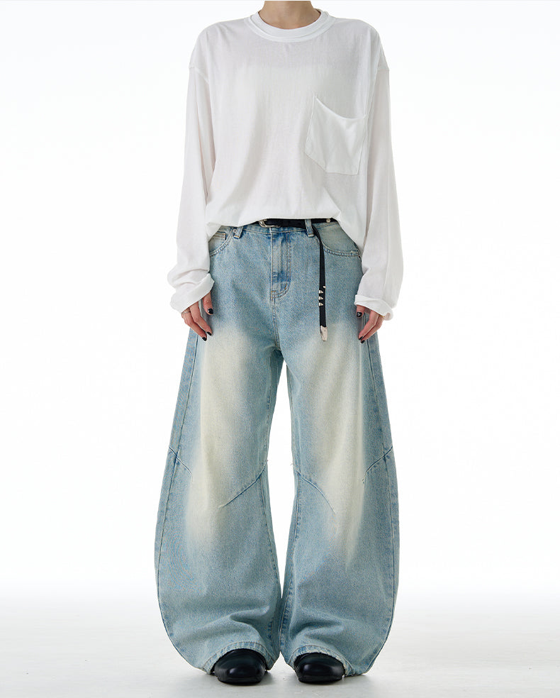 MADWITCH DRAPE WASHED DENIM #CK9615